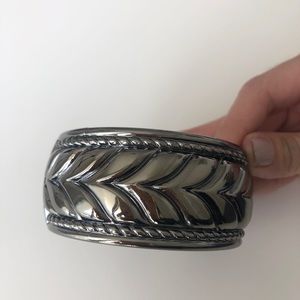 Silver Pewter Colored Cuff